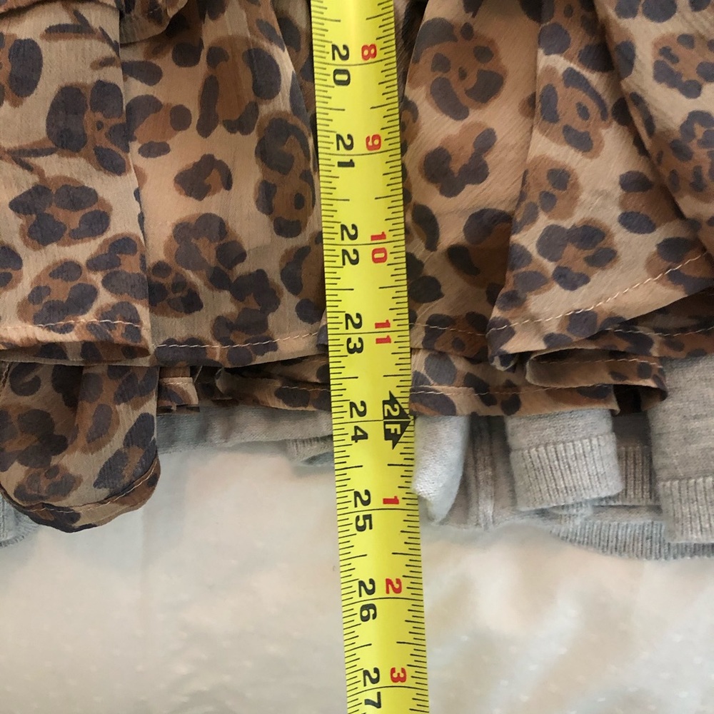 Express Leopard Ruffle Romper XS - Picture 11 of 11